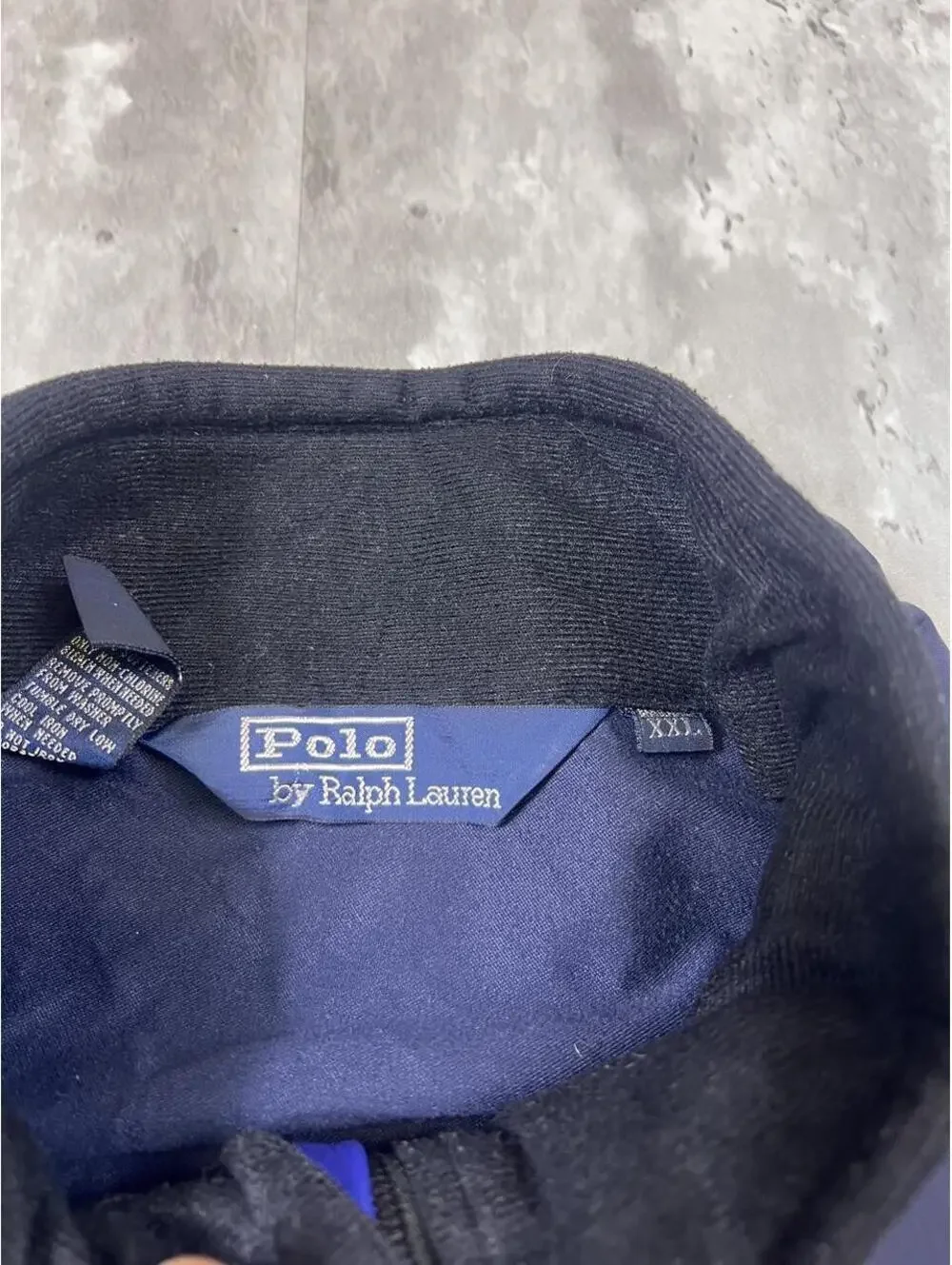 Vintage Polo Ralph Lauren Polo RL Jacket Navy Blue